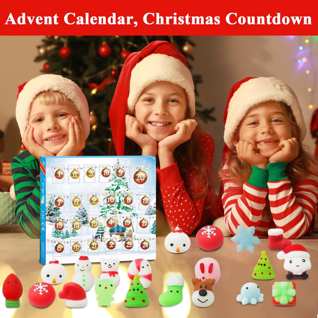 Advent Calendar, Christmas Countdown, 24 Days Of Surprise Blind Boxes