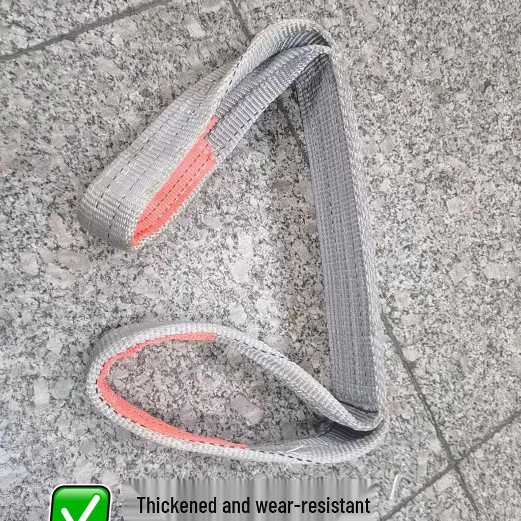5-Ton Thickened Forklift Sling with Double-End Loop, Available in 0.6m, 0.8m, 1.1m Lengths.