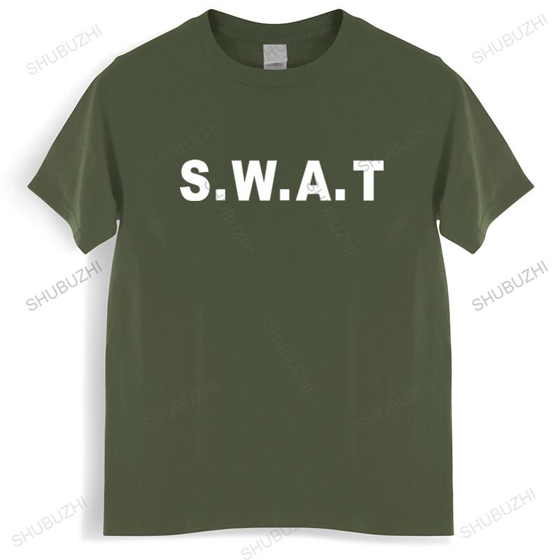 Cotton Tshirt Men Summer Tees Kids SWAT T Shirt Boys Girls TShirt Fancy Dress Costume Funny Top Tees Mens Tshirt