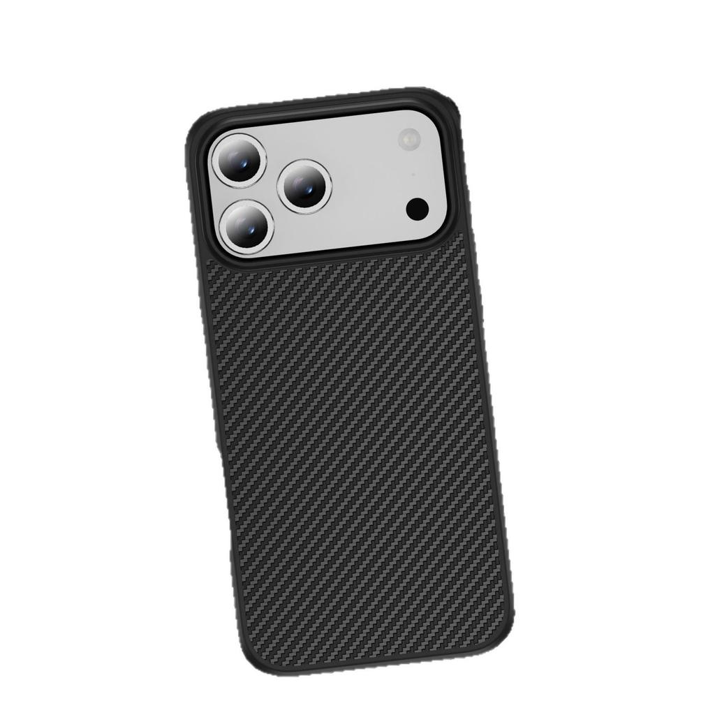 EyeShip Karbonfaser Skin Hülle für iPhone 17 Pro Max mit Airbag Anti-Drop Schutz