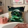 Irish Traditional Holiday Art St Patricks Day Cushion Cover Pillowcase Short Plush Invisible zipper Room Sofa Cushion Cover