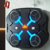 1 Set Music Boxing Machine Wall Mounted Bluetooth-compatible Adjustable Smart LED Boxing Training Target Punching Pad Home Gym Workout Equipment