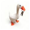 Duck Key Storage Home Decor Item Creative Magnetic Iron Resin Duck Home Decoration Art Piece