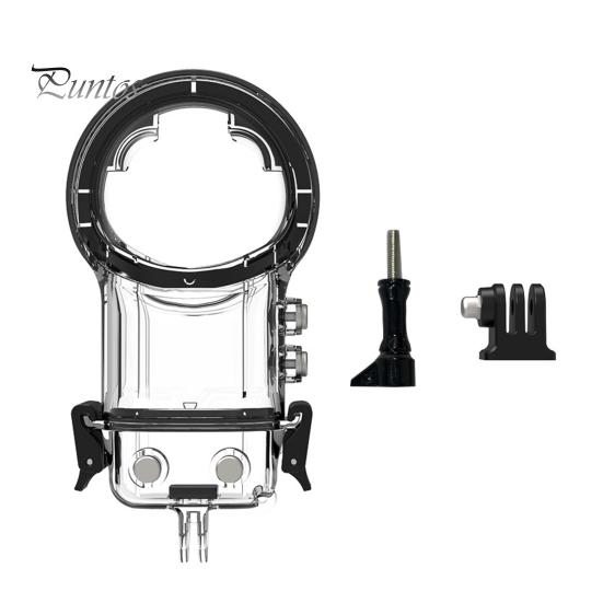 

Защитный чехол из закаленного стекла для экшн-камеры, водонепроницаемая крышка корпуса для подводной съемки, герметичный защитный корпус для Insta360 X3 чистый