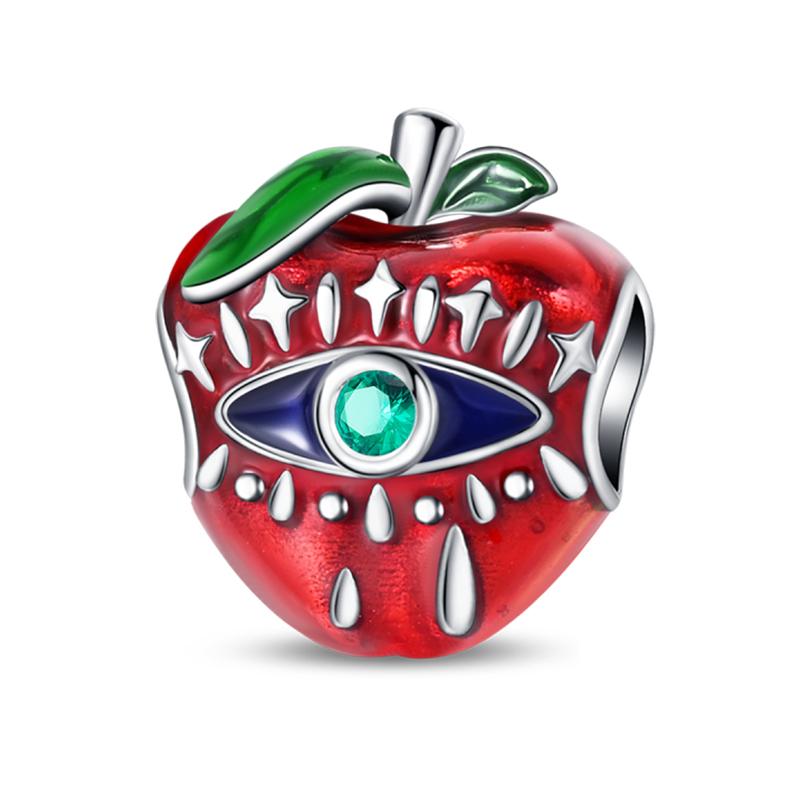 Fits Pan Braceletscopper Charms Color Strawberry Cherry Blueberries Fruit Sweet Original Diy Jewelry Birthday Fine Gifts