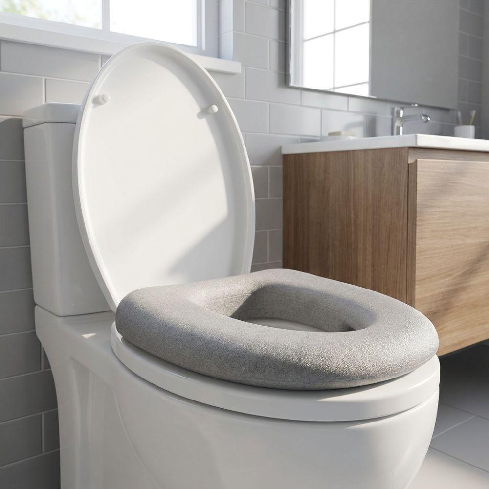 Waterproof Toilet Seat Cushion Washable Toilet Pad Household Toilet Seat Cover Bathroom