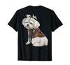 Malteser Hund mit traditionellem japanischen Drachen-Tattoo T-Shirt