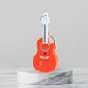 Tiny Guitar Keychain Keyring Music Style Pendant Charms Worlds Smallest