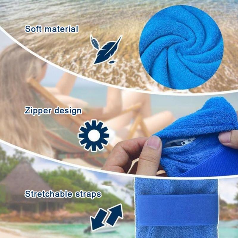 Outdoor Beach Sand Removal Bag Wipe Off Velvet Sand Body Cleaner Soft Sand Removal Beach Holiday Camping Remove Dust Towel