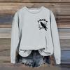 Women's Fashion Casual Long Sleeve Loose Printed Sweatshirt