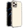 SHANWO For iPhone 12 Pro Case Straight Edge Clear Shockproof TPU Phone Back Cover