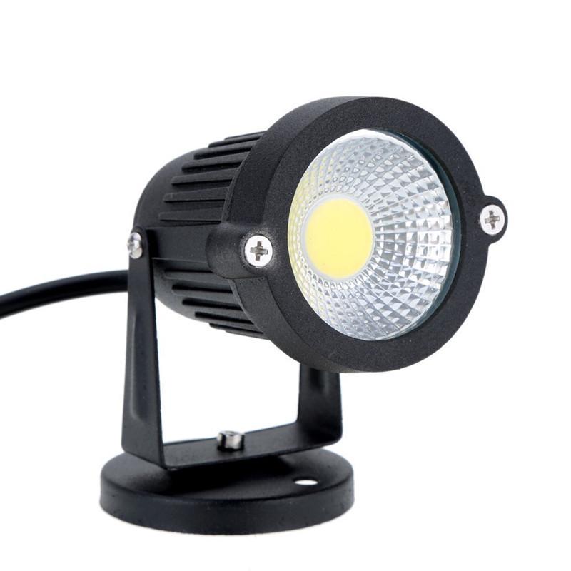 5W Outdoor Waterproof Low Voltage Landscape Spotlight for Courtyard and Tree - 12V Plug-in Ground Light