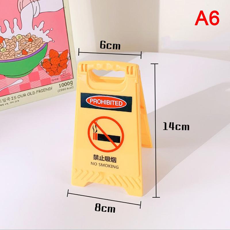 Creative Mini Desktop Prompt Card Folding Makeup Mirror Decoration