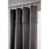 Adjustable Curtain + 8 Clip Rings "Sixtine" 140 X 270 Cm - Sixtine Slate - 1 Adjustable Panel 140 X 270 Cm