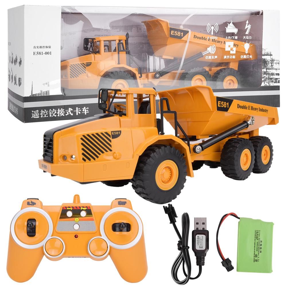 Remote Control Engineering Car Model 1:50 Scale Simulation Truck Model Kid Toy