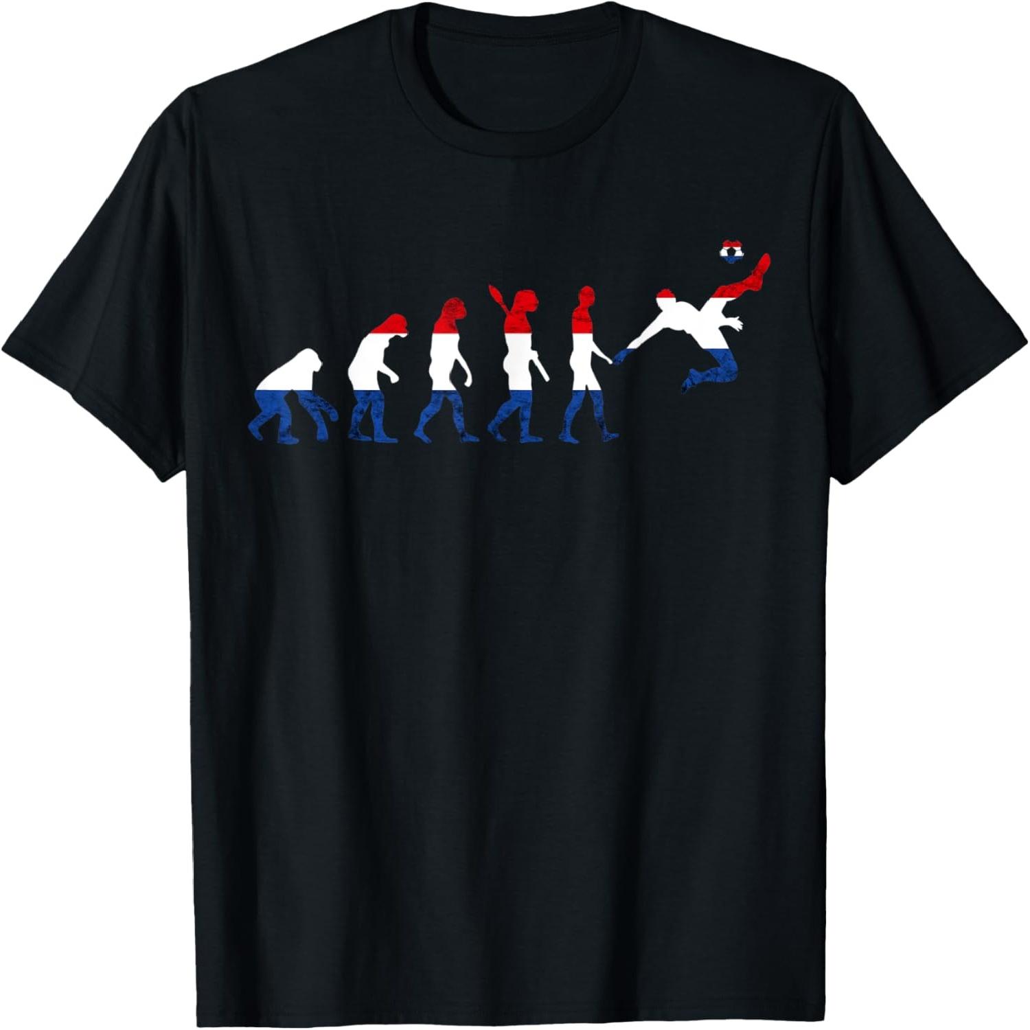 Netherlands Dutch Pride Holland Netherlands Soccer Player T-Shirt S разноцветный