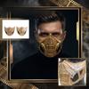 High Detail Protective Face Mask Cosplay Accessory for Costume Events Reusable Durable Material with Adjustable Fit Suitable for Adults and Teens