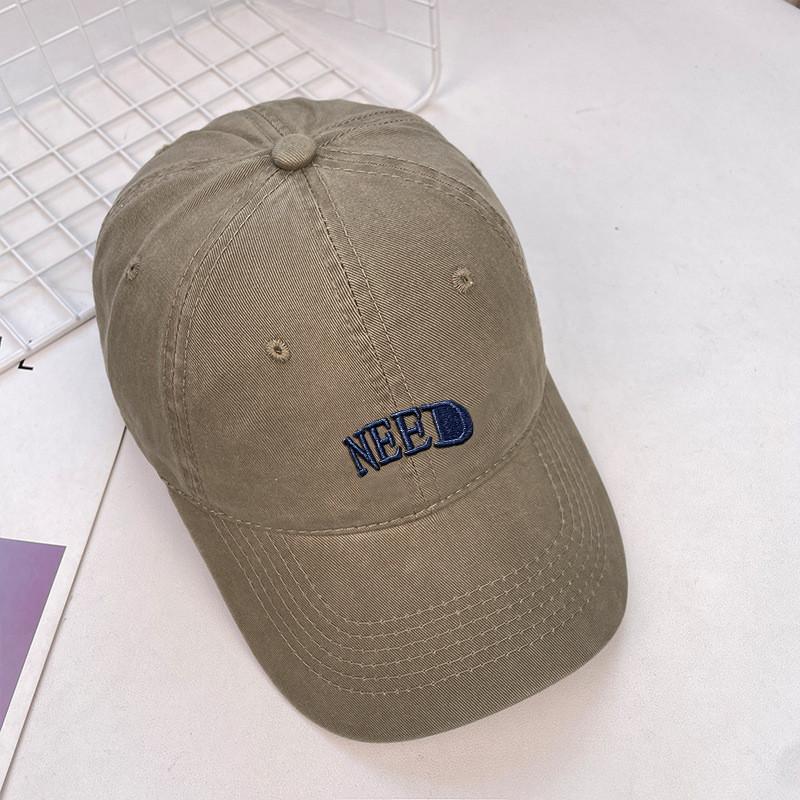 Need Letter Embroidery Baseball Cap With Adjustable Fit For Sun Protection And Casual Wear