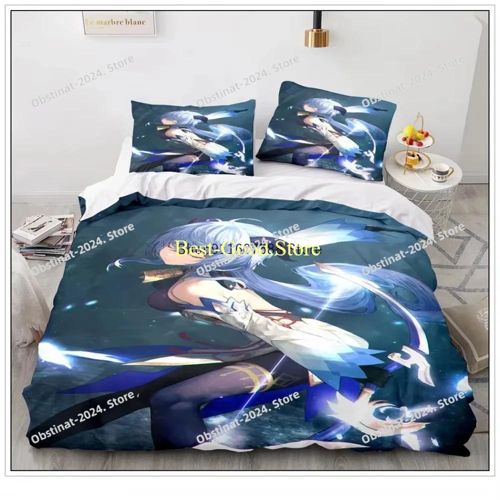Game Genshin Impact Klee Cosplay Duvet Cover Anime Cartoon Bedding Set Diona Coplay Bed Set Quilt Comforter Covers Home Textiles