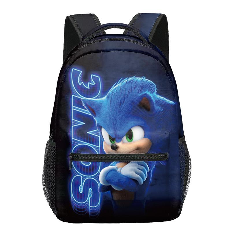 Sonic Primary And Secondary School Schoolbag Children S Backpack Backpack Animation Cartoon Schoolbag Backpack