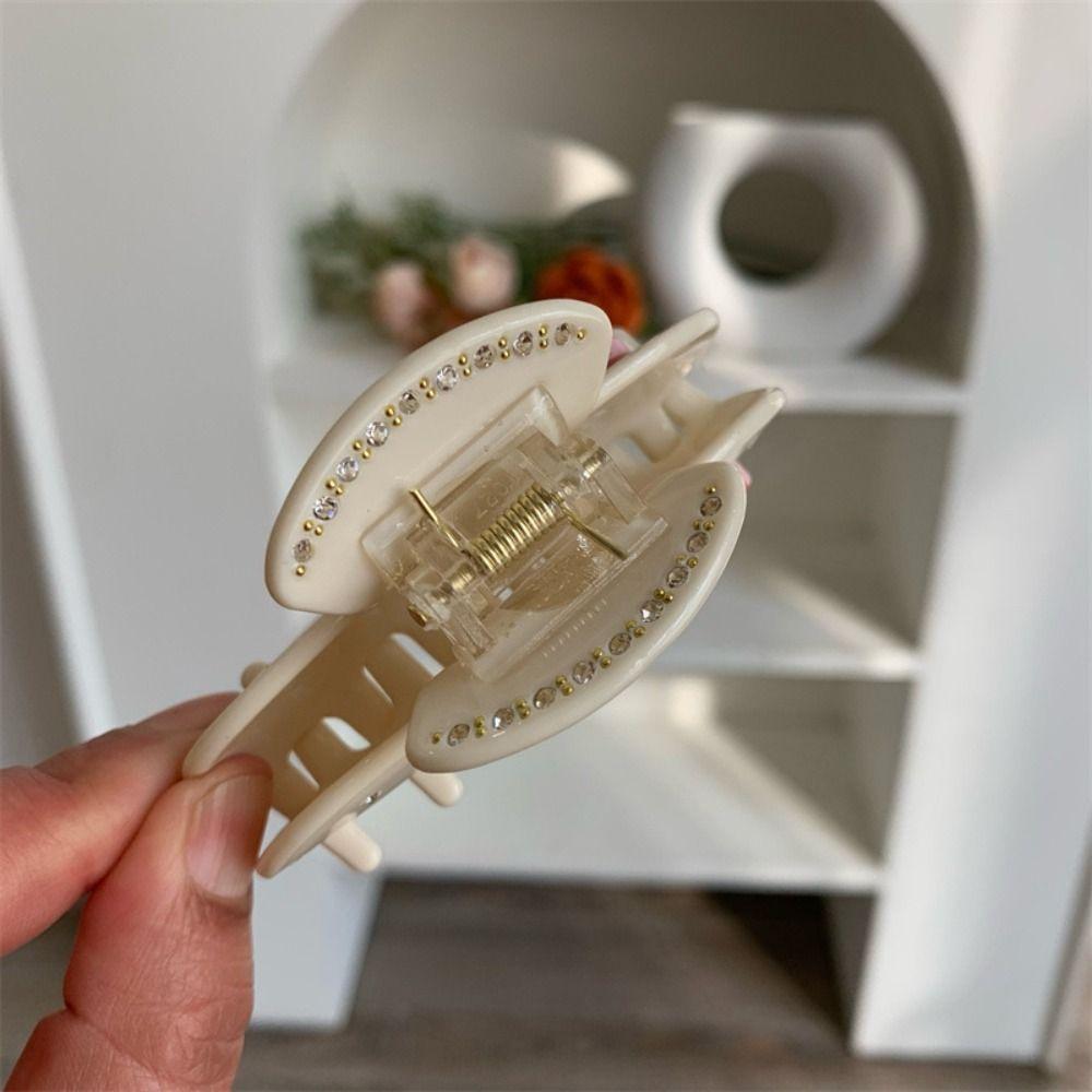 Flower Heart Series Hair Gripper Exquisite Hairpin Headwear Artistic Pink Shark Hair Claw Grasp Headdress Hair Accessories