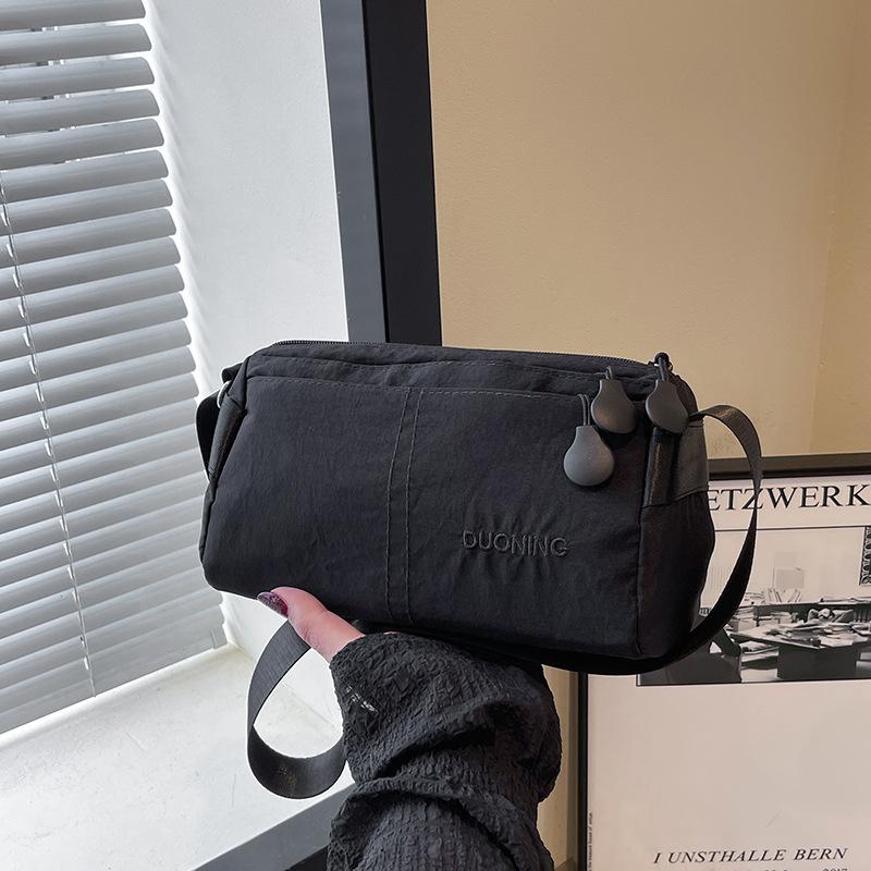 Multi-compartment Ultra-light Nylon Bag Couple Casual Versatile Simple Small Square Bag Sports Shoulder Messenger Bag Tide