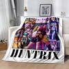 1pc Demon Hunter Girls: Future Fusion blanket Soft and Warm for Sofa Office Camping Travel Livingroom Great Gift for Friends and Family Comfortable