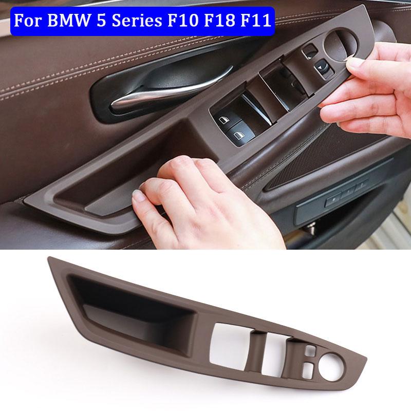 BWN1 For BMW 2025 Hot Car Door Handle Panel Protector Pull Trim Cover For BMW 2011-2017 5 Series F10 F18 F11 Auto Interior Door Handl