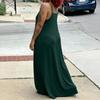 Women's Loose Fit Sleeveless Maxi Dress Casual Spaghetti Strap Relaxed Style Long Dress with Pockets for Summer Fashion