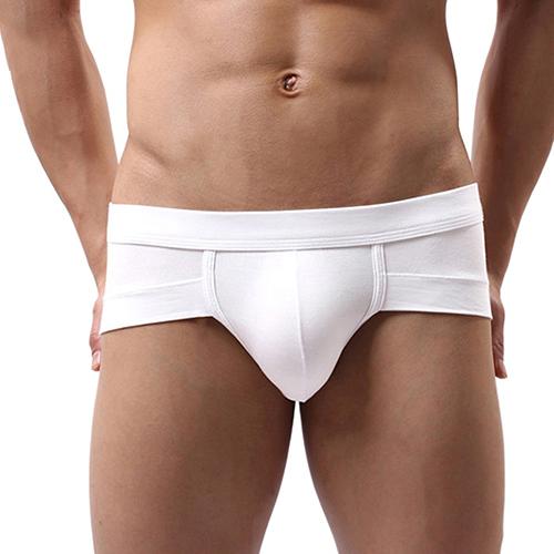 Herrsexiga Bulge Pouch Underkläder Trosor Mjuk Elastisk Modal Low Rise kalsonger