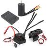 3660 3800KV Brushless Motor 80A ESC+Programmer Card Motor Heat Sink Set for 18 RC Car