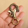 Quick Release Brass Keyring Buckle Accessories Safety Spring Hook New Key Clip  Outdoor Tool