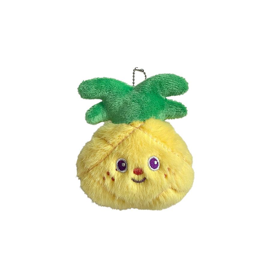 Fruit Plush Vegetable Toy Pineapple Durian Key Chain Pendant Decoration Gift