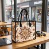 Bohemian Ethnic Star Print Tote Bag for Daily Use