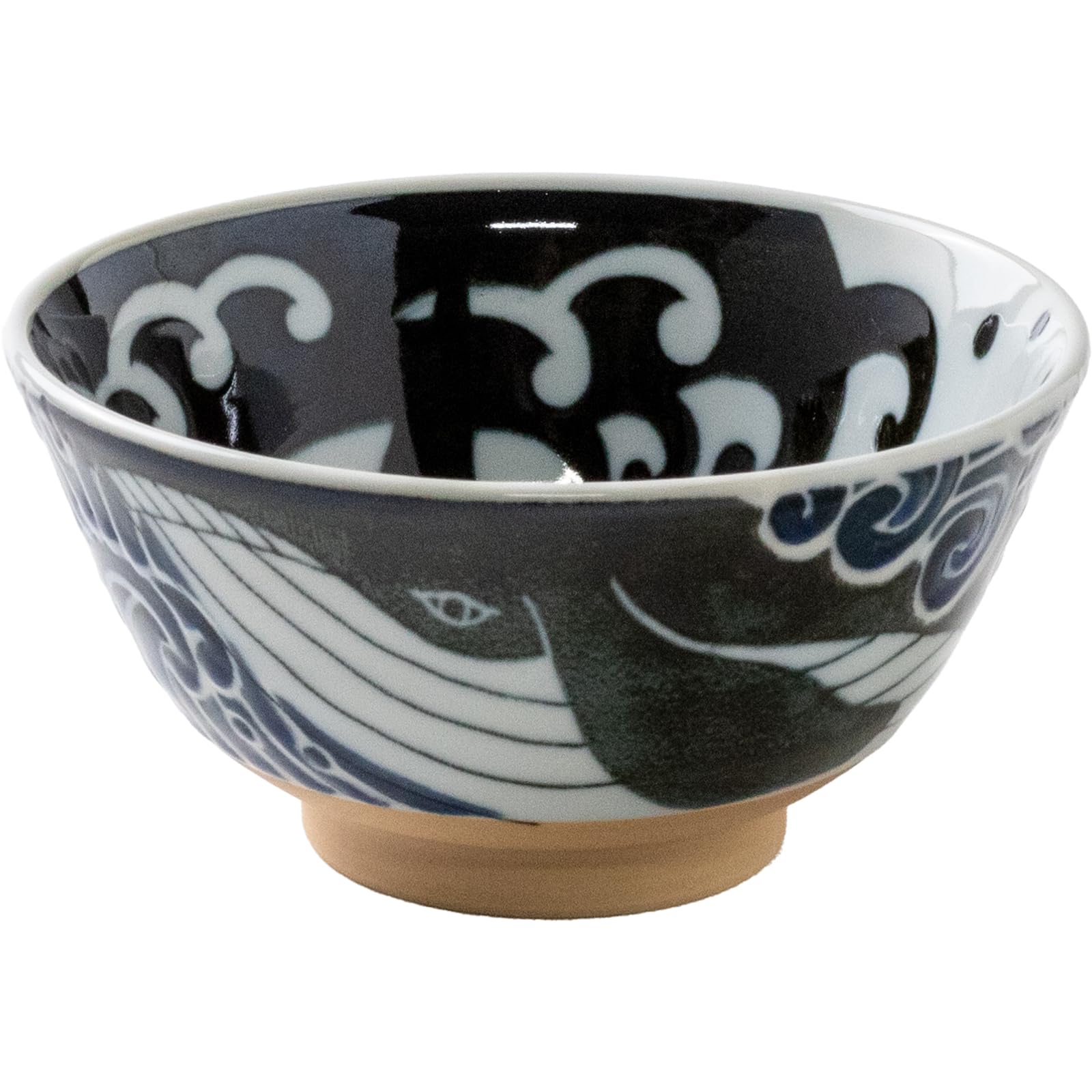 

Minoru Pottery White Wave Whale 135 Multi-Purpose Bowl