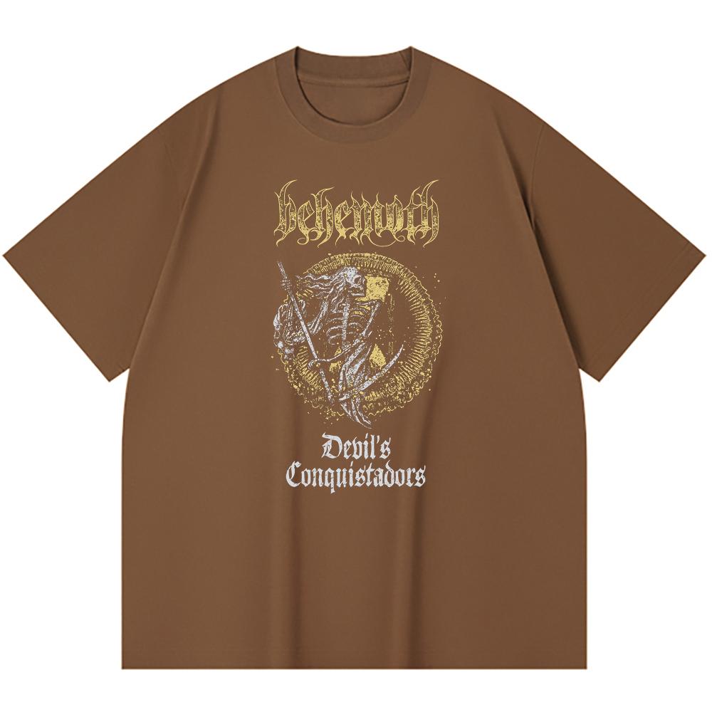 230 g/m² 100% medvilnės Heavy Metal marškinėliai su roko grupės populiarios muzikos spauda Unisex sunki medvilnė