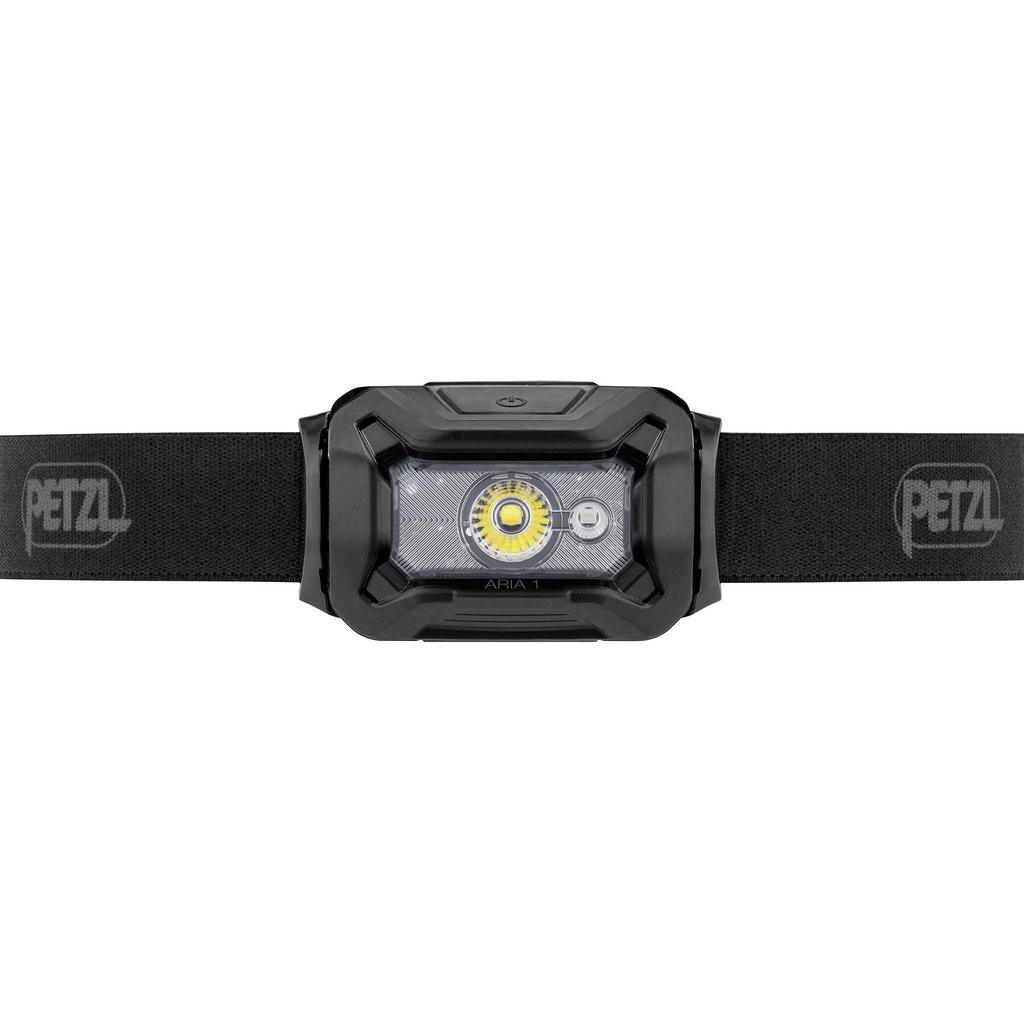 Petzl Aria 1 RGB Black Waterproof and Dustproof Compact Headlamp (E069BA00)