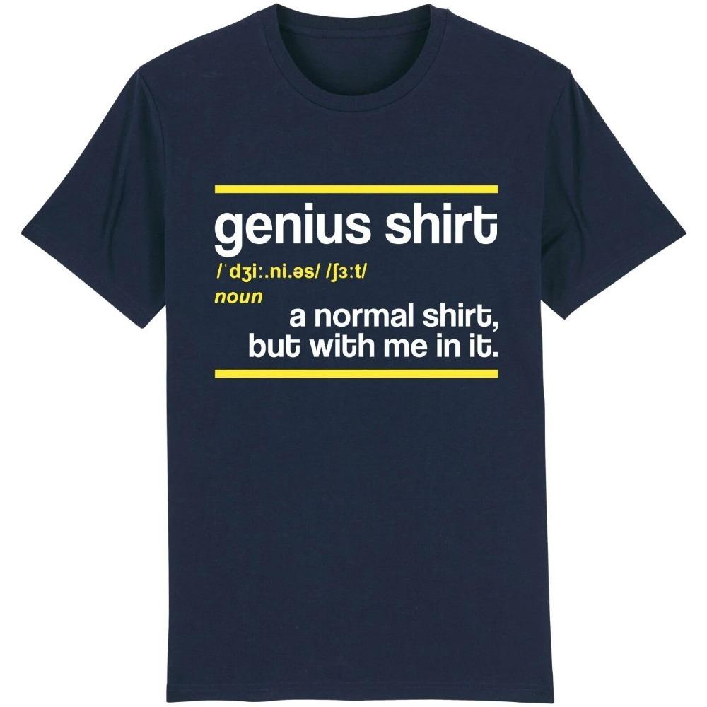 Ladies printed baseball cap Funny Genius Shirt A Normal Shirt But with Me in It Meme T Shirt Women's Men Gif Tee Short Sleeve Top 3XL