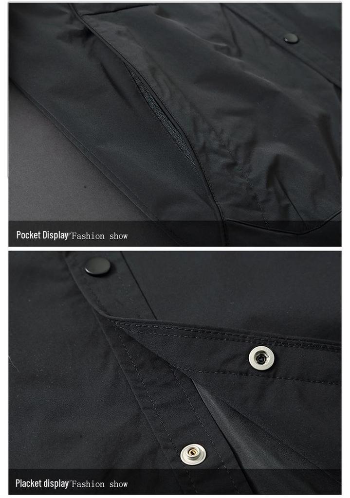 Men's Plus Size Casual Lapel Workwear Jacket - 2026 Spring Collection