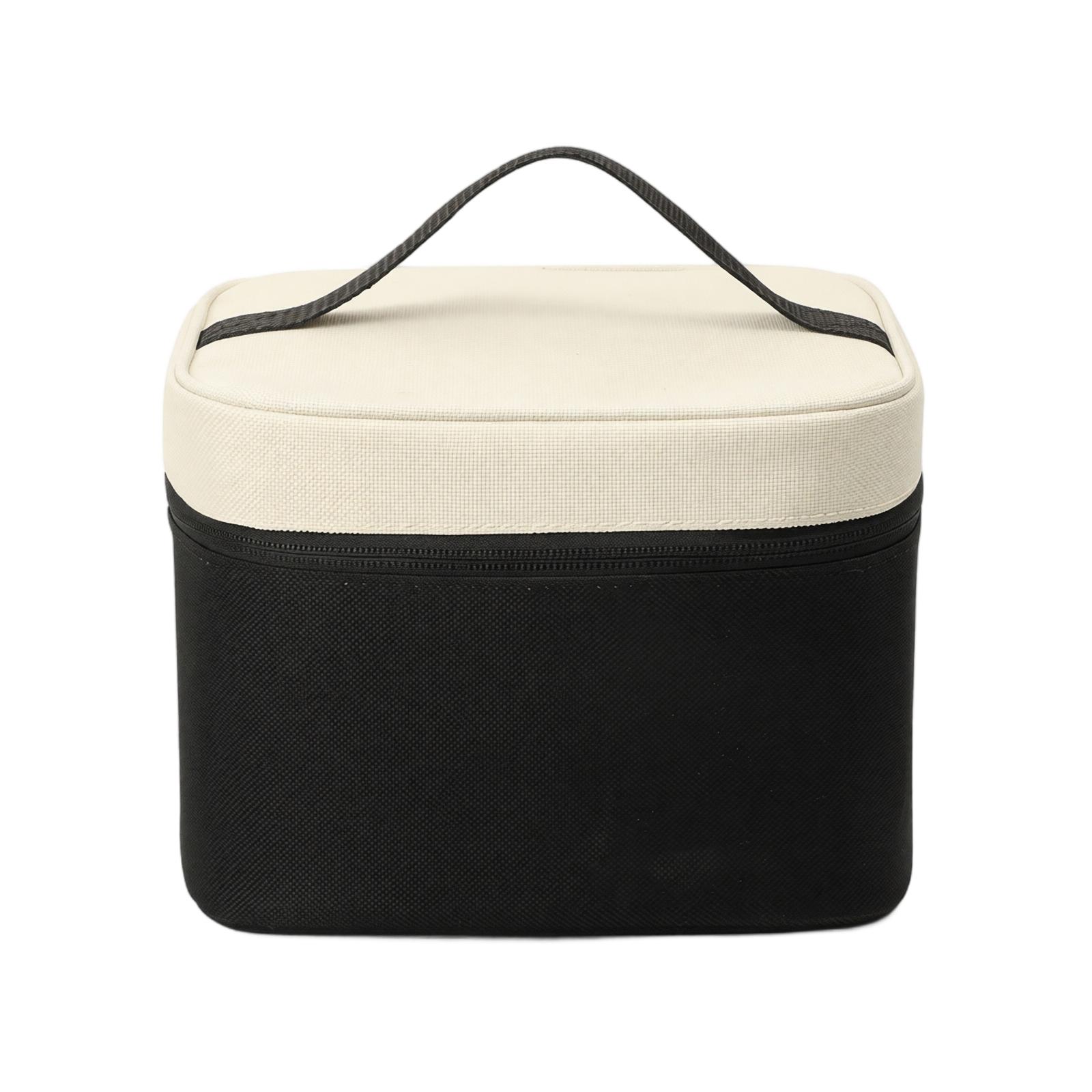 BRIVILAS Color Block Square Portable Lunch Bag