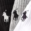 POLO RALPH LAUREN Socks Set 3 Womens Pile Sole One Point Short Unisex Adult