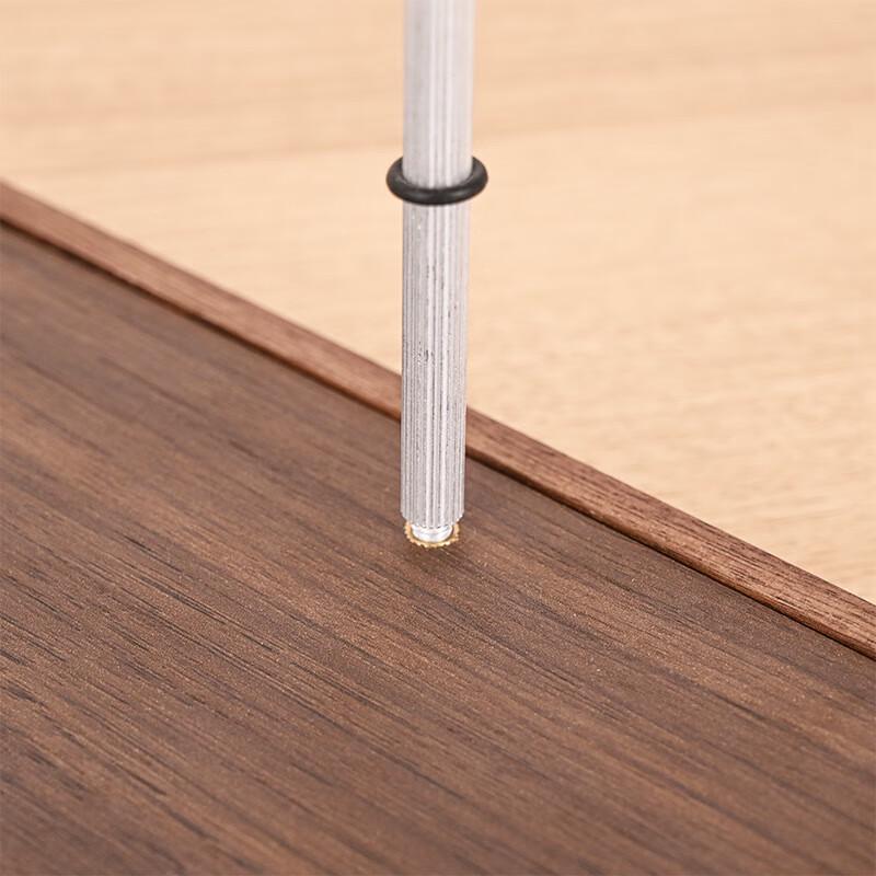 7-tums Valnöt Oval Massivt Trä Fotoram