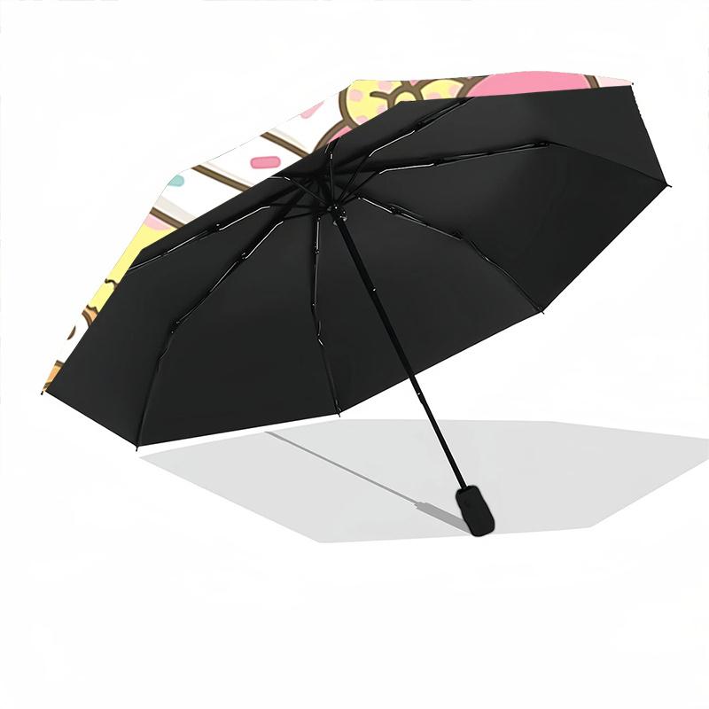 1pc My Melody Automatic Opening/Closing Umbrella with Foldable Design, Iron Frame, Outdoor Use, Perfect Gift for Fans, Travelers, Daily Use.A050