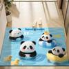 Cute Panda Diatomite Bath Mat - Super Absorbent Fast Dry Door Mat Anti-Slip Waterproof Floor Mat for Bathroom Kitchen Laundry Room