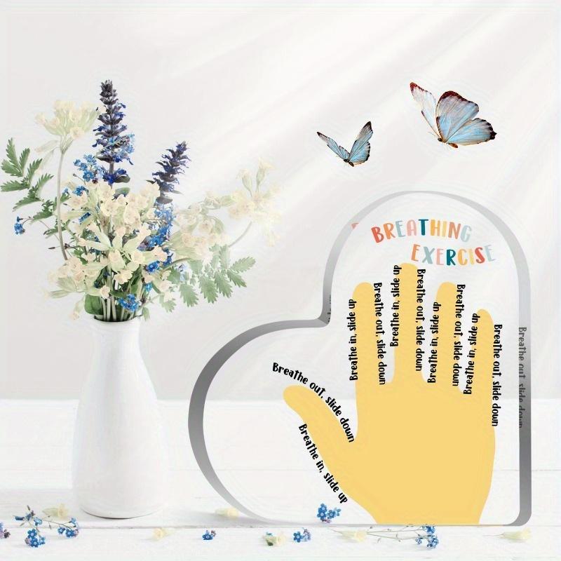 Therapist Acrylic Desk Decor - Psychology Office Decoration with Photography Utility