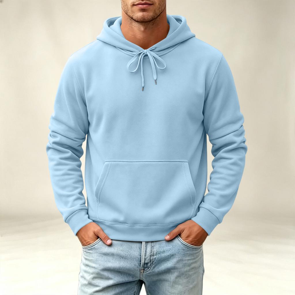 Men's Hoodie Casual Long Sleeve Pullover Sweatshirt for Fall and Winter Everyday Wear