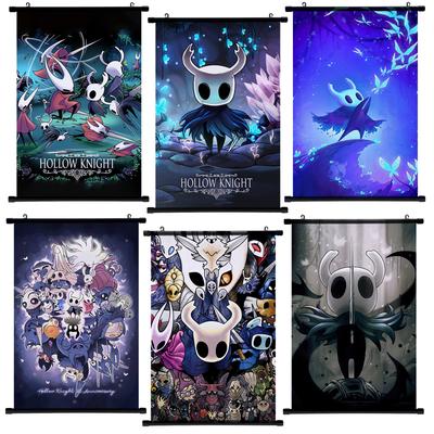 Anime Hollow Knight Zvitkový Plagát Horúca Hra Kreslený Cosplay Nástenná Dekoratívna Maľba Obývacia Izba Spálňa Dekorácia Domáca Výzdoba