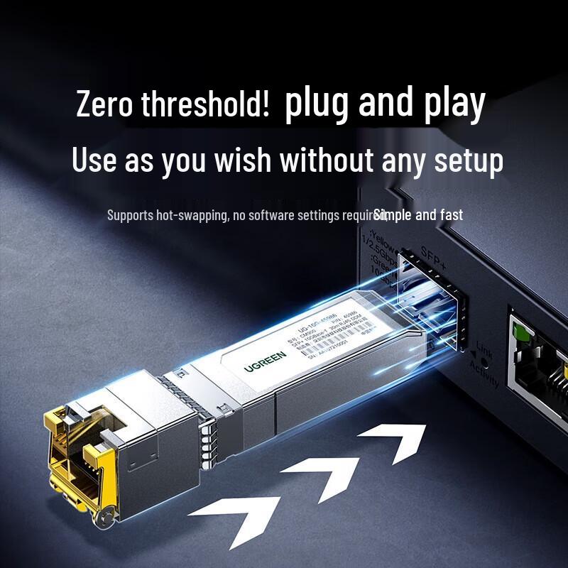 Ugreen SFP+ 10G Fiber To RJ45 Ethernet Transceiver Module