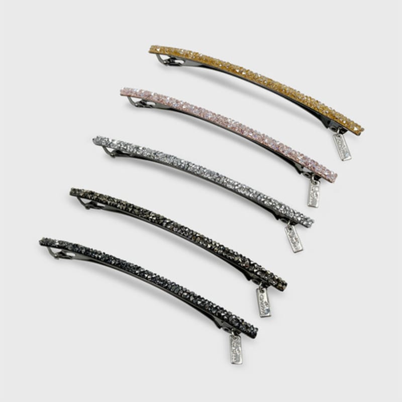 Jean Paul Clarisse Austrian Crystal Long Slim Automatic Pin JP-22-180AB