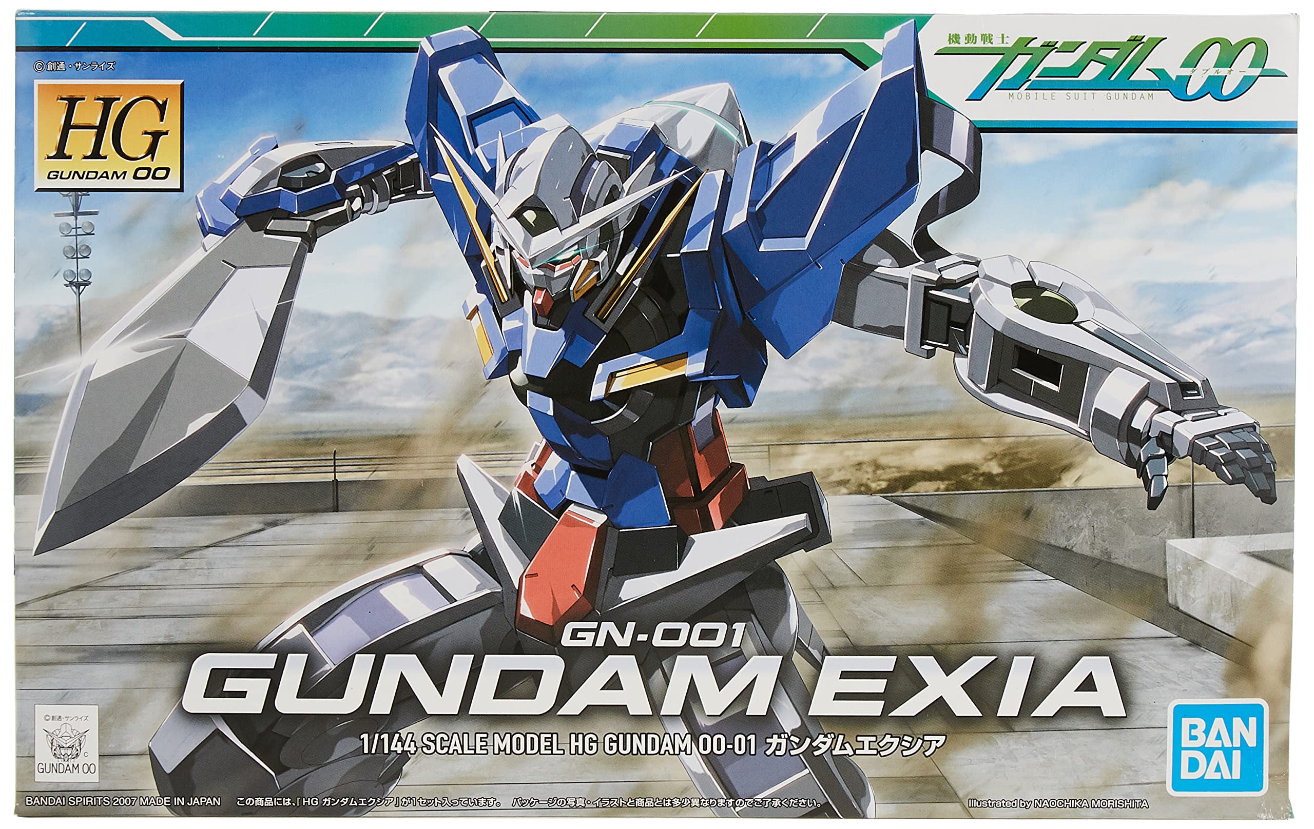 

HG 1144 GN-001 Гандам Эксиа (Мобильный костюм Гандам 00)